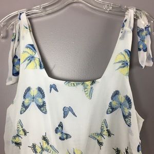 NEW Disney Alice in Wonderland Looking Glass Butterfly Dress XS